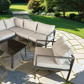 Farisha 6 Pc. Outdoor Sectional Set Model La-A024Wh-4Pk-Chair By Furniture Of America